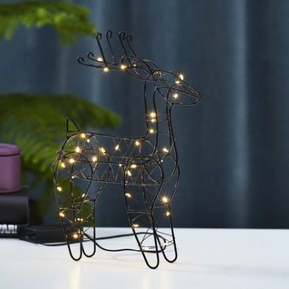 Eglo - LED Karácsonyi dekoráció 40xLED/0,06W/3xAA