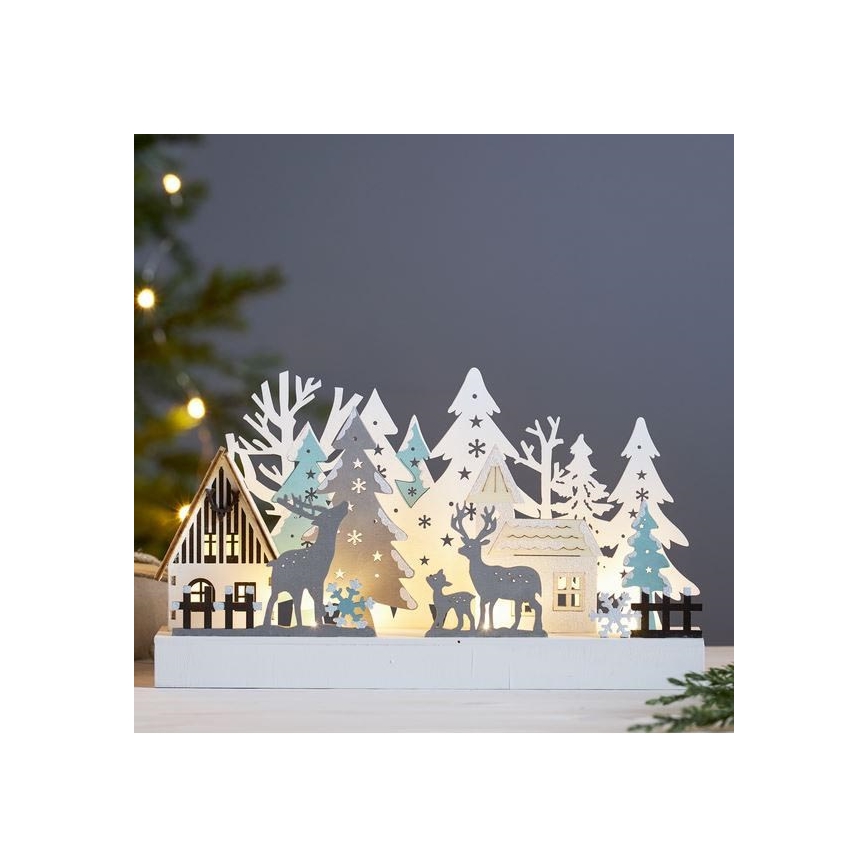 Eglo - LED Karácsonyi dekoráció 6xLED/0,03W/2xAA