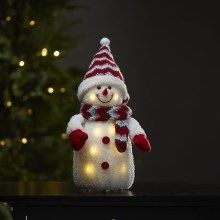 Eglo - LED Karácsonyi dekoráció 8xLED/0,06W/3xAA piros