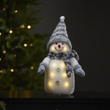 Eglo - LED Karácsonyi dekoráció 8xLED/0,06W/3xAA szürke