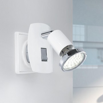 Eglo - LED konnektoros lámpa 1xGU10/2,8W/230V fehér