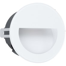 Eglo - LED Kültéri beépíthető lámpa LED/2,5W/230V IP65 fehér