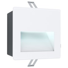 Eglo - LED Kültéri beépíthető lámpa LED/3,7W/230V IP65 fehér