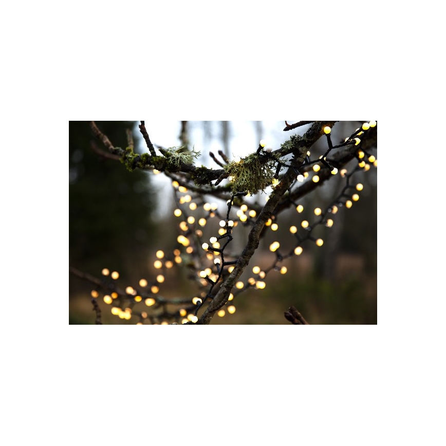 Eglo - Kültéri LED karácsonyi fényfüzér, 700 LED-es, 8 funkciós, 19 m, IP44, meleg fehér