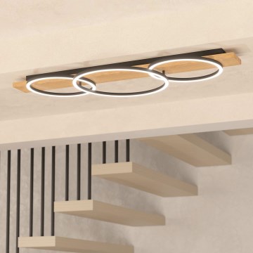 Eglo - LED mennyezeti lámpa 2xLED/12W/230V + 1xLED/12W