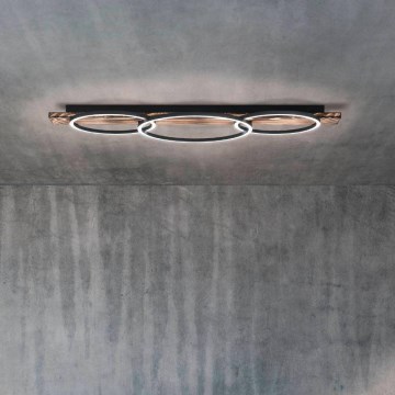 Eglo - LED mennyezeti lámpa 2xLED/12W/230V + LED/12W