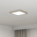 Eglo - LED mennyezeti lámpa LED/10,5W/230V 2700/4000/6500K 22x22 cm matt króm
