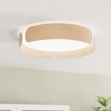 Eglo - LED mennyezeti lámpa LED/20W/230V, átm. 37 cm, bézs
