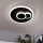 Eglo - LED Mennyezeti lámpa LED/7,8W/230V á. 20 cm fekete
