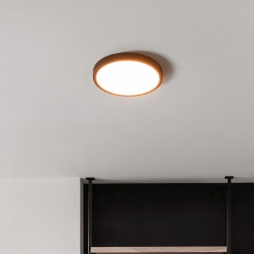 Eglo - LED mennyezeti lámpatest, 14,2 W, 230 V, 2700/4000/6500 K, átm. 27,8 cm, fekete