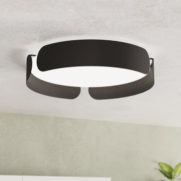 Eglo - LED mennyezeti lámpatest LED/20W/230V átm. 37 cm fekete