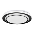Eglo - LED mennyezeti lámpatest LED/24W/230V, 2700/4000/6500K, átm. 40 cm, fekete