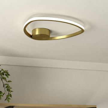 Eglo - LED mennyezeti lámpatest LED/9,7W/230V 2700/4000/6500K átm. 37,5 cm arany