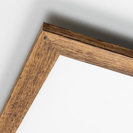 Eglo - LED dimmelhető mennyezeti panel POZZALLO WOOD LED/21W/230V 2700-6500K 49,5x49,5 cm barna + távirányító