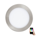 Eglo - LED RGB fényerőszabályozható, beépíthető mennyezeti lámpa FUEVA-C LED/10,5W/230V átm. 17 cm