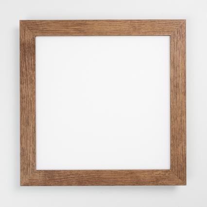 Eglo - LED RGB dimmelhető mennyezeti panel SALOBRENA-C WOOD LED/24W/230V 2700-6500K 49,5x49,5 cm sötétbarna + távirányító