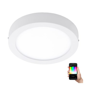 Eglo - LED RGBW dimmelhető mennyezeti lámpatest FUEVA-C LED/21W/230V Ø 30 cm