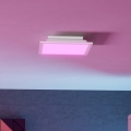 Eglo - LED RGBW dimmelhető mennyezeti lámpatest LED/14W/230V 2700-6500K 30x30 cm fehér