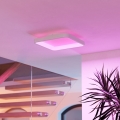 Eglo - LED RGBW dimmelhető mennyezeti lámpatest LED/20W/230V 2700-6500K 35x35 cm fehér