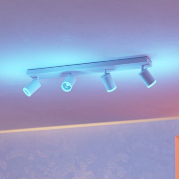 Eglo - LED RGBW dimmelhető spotlámpa 4xLED/3,7W/230V 2700-6500K fehér