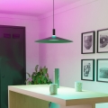 Eglo - LED RGBW Fényerőszabályozható függőlámpa kábellel LED/15,5W/230V 2700-6500K fekete