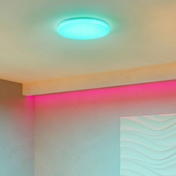 Eglo - LED RGBW fényerőszabályozható mennyezeti lámpa LED/20W/230V 2700-6500K átm. 43 cm