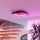 Eglo - LED RGBW fényerőszabályozható mennyezeti lámpatest LED/20W/230V 2700-6500K 35x35 cm fekete