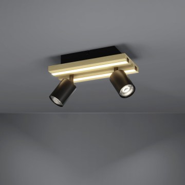 Eglo - LED spotlámpa 2xLED/2,2W/230V + 2xLED/1,2W + 2xLED/2W bézs/fekete