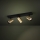 Eglo - LED Spotlámpa 3xGU10/4,5W/230V 3000K fekete/arany