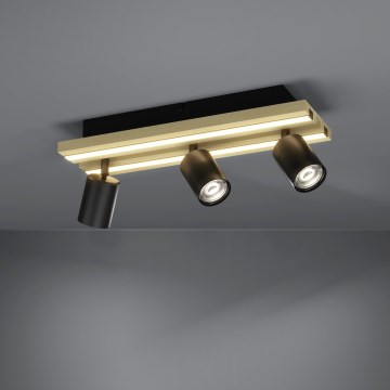 Eglo - LED spotlámpa 3xLED/2,2W/230V + 2xLED/1,2W + 2xLED/2W bézs/fekete