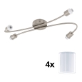 Eglo - LED spotlámpa MY CHOICE 4xE14/4W/230V matt króm/fehér