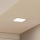 Eglo - LED süllyesztett mennyezeti lámpa LED/10,5W/230V 16,6x16,6 cm
