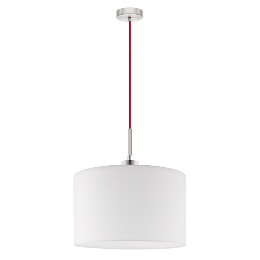 Eglo - LED Függeszték kábellel TUNJA 1xE27/60W/230V fehér