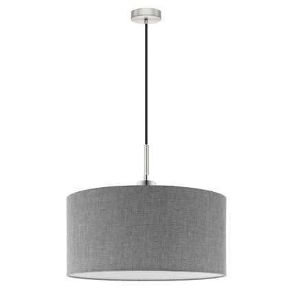 Eglo - LED Függeszték kábellel TUNJA 1xE27/60W/230V szürke