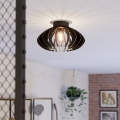 Eglo - Mennyezeti lámpa 1xE27/40W/230V átm. 38 cm fekete