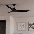 Eglo - Mennyezeti ventilátor átm. 132 cm fekete + távirányító