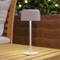 Eglo - napelemes, tölthető, érintésvezérelt asztali LED-lámpa, 2,8 W / 3,7 V, 1800 mAh, IP44, fehér