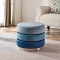 Eglo - Puff 42,5x50 cm kék/krom