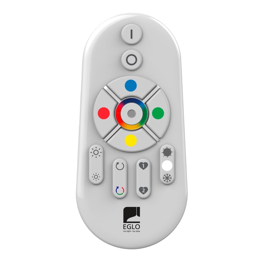 Eglo - LED RGB dimmelhető felületre szerelt panel SALOBRENA-C WOOD LED/40W/230V 2700-6500K 49,5x49,5 cm barna + távirányítóval
