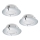 Eglo - SET 3x LED Beépíthető lámpa PINEDA 1xLED/6W/230V