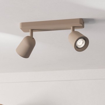 Eglo - Spotlámpa 2xGU10/10W/230V bézs