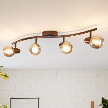 Eglo - Spotlámpa 4xE14/28W/230V