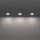 Eglo - SZETT 3x LED fürdőszobai süllyesztett lámpa LED/4,9W/230V 2700/4000/6500K átm. 8,8 cm IP65 fehér