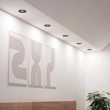 Eglo - SZETT 5x LED beépíthető spotlámpa LED/4,8W/230V 2700/4000/6500K fekete
