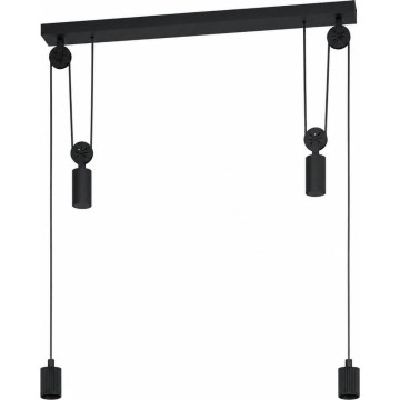 Eglo - Tápkábel WINKWORTH 2xE27/40W/230V fekete