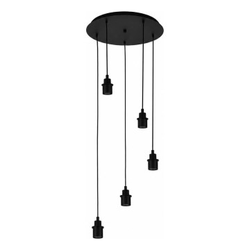 Eglo - Tápkábel WRINGTON 5xE27/60W/230V fekete