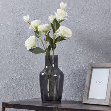 Eglo - Üvegváza 25x13,3 cm fekete