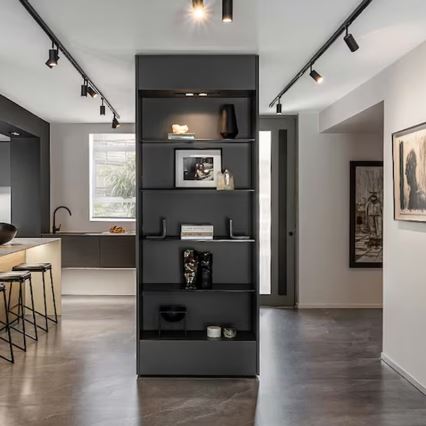 Egyfázisú 1 m hosszú sínrendszer, fekete