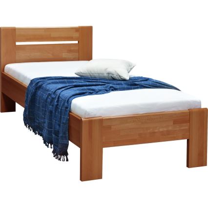 Egyszemélyes ágy AMBER 90x200 cm, dió