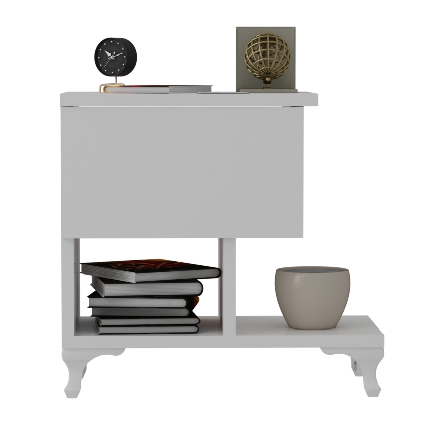 Éjjeli szekrény CAST 46,8x46,8 cm fehér